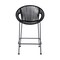 Armen Living Acapulco 30" Indoor Outdoor Steel Bar Stool with Black Rope LCACBABL30 - alternate 2